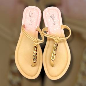 #1982-6 Fashionable Spiral slipper strap for women two tone color