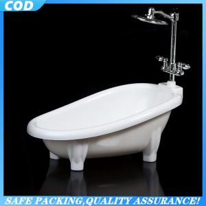 (COD) Dollhouse Miniatures Bathtub Furniture Bathroom Accessories Kids Pretend Toy