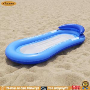 [Chinatera Brand Store]Inflatable Floating Row Swimming Party Beach Water Pool Float Lounger Chair