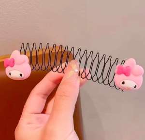 FindFit Childrens Hair Comb Headband For Kids Girl Cartoon Ponytail Clip Children Buckle Fixing Metal Design
