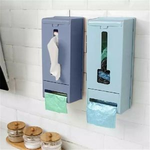 Plastic Storage Box Multifunction / Tempat Penyimpanan Kantong Plastik dan Tisu-Unique Home Store KOTAK