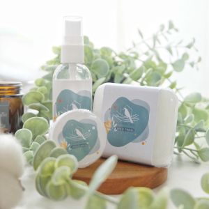 NaturelBae Batu tawas dan Spray. 100% Naturelbae Deodoran alami anti bau ketiak penghilang bau badan