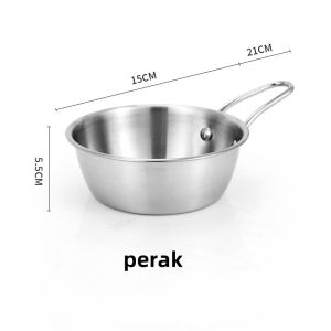 Besar Mangkok Mangkuk Saji Korea/Mangkok Makgeolli Stainless Steel 304