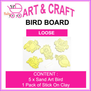 BabyYaya 5 in 1 sand art bird board kit DIY for kid present birthday party celebration hadiah harijadi 生日礼物 art & craft supplies