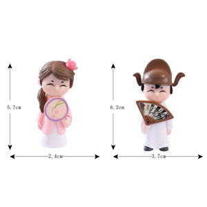 DAKENA - ORNAMEN MINIATUR MULTI MOTIF DEKORASI PAJANGAN PASANGAN MESRA /Hanfu/Han-style clothing