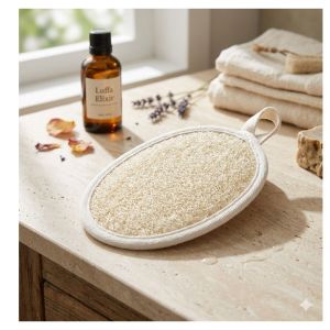 Natural Loofah Big Size Luffa Bath Shower Sponge Body Scrubber Brush Exfoliating Pad Men Women