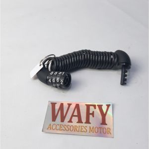 ROCKBROS T609 T512 Lock Helmet Bike- Kunci Gembok Sepeda Kombinasi Flexible 4 Angka