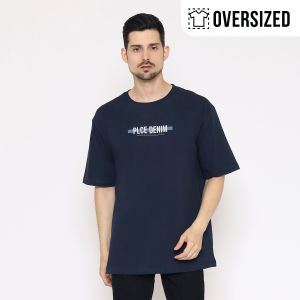 POLICE T-Shirt Cotton Oversized Pria 2079260031