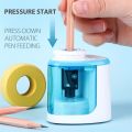 Đồ chuốt bút chì tự động Tenwin, Máy gọt viết chì điện không bụi chạy bằng pin + Tặng kèm lưỡi. 