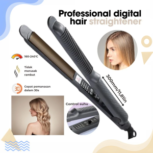 Catokan Rambut 3in1 Lurus & Keriting Curly Pelurus Pengeriting Rambut