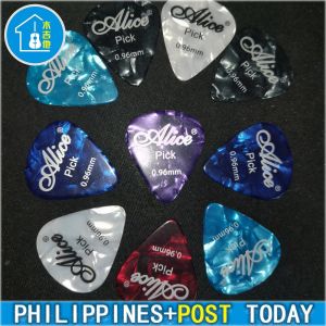 10 Pcs Alice Pearl Celluloid Guitar Picks For Electric Guitar Mediator Thickness 0.58/0.71/0.81/0.96