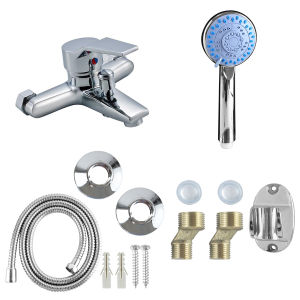 Kran Shower Kamar Mandi Kran Cabang Hand Shower Set Shower Paket Lengkap HS-74+G-88+JS-44+HSZ-90
