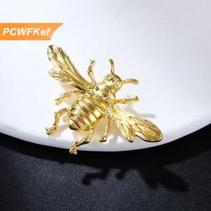 【PCWFKef】 Hợp kim Retro Bee Trâm pins đối với phụ nữ quần áo cổ áo bên trang sức phụ kiện