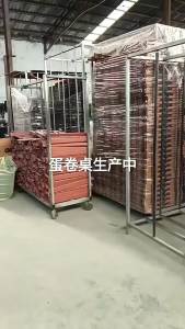 Spring Outdoor Camping Folding Table Egg Roll Table Set Folding Chair Stall Carbon Steel X Leg Table [ Free Shipping ]