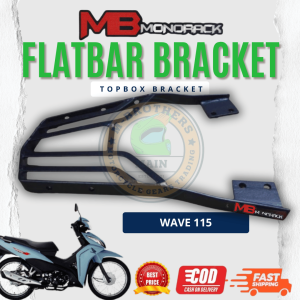 Honda Wave 115 Flat Bar MB Monorack Topbox Bracket for Motorcyle