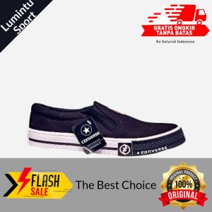 OBRAL Sepatu pria slip on convers terbaru Sepatu pria slip on convers terbaru sepatu sneakers sepatu sepatu casual size 36-44