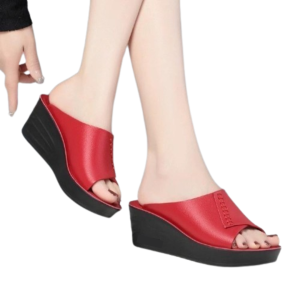 Sandal Wanita Wedges Masa Kini | Selop Wanita Slides Terbaru Siral