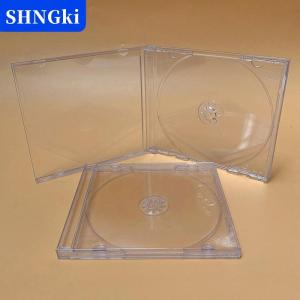 SHNGki 1 chiếc hộp đựng đĩa CD một mảnh bằng nhựa trong suốt readstar hộp đĩa DVD CD dày hộp đĩa