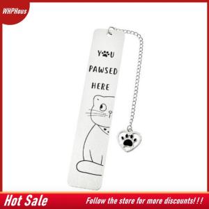 【COD】🔥🔥🔥 1pc Cute Cat Dog Bookmarks For Cat Lover Stainless Steel Bookmarks Reading Marking Stationery For Book Lovers