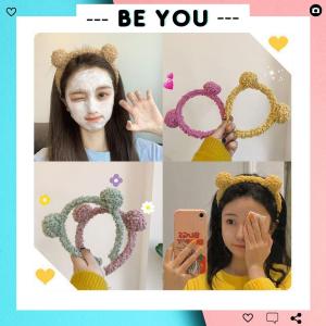 Băng Đô Cài Tóc Rửa Mặt Hình Gấu Dễ Thương - BEYOU