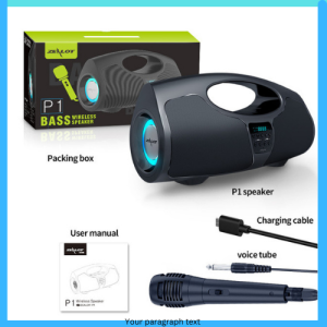 COD ZEALOT Portable Bluetooth Active Speaker Powerful Boombox 40W  P1 / speaker outdoor super full bass portable waterproof 20 inch 12 inch yamaha besar ashley germany gmc jbl / speaker outdoor karoke mini polytron terbaik murah tahan air bluetoothh mic