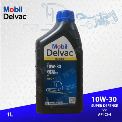 Mobil Delvac Modern Super Defense 10W-30 Diesel Engine Oil 1L ( 1 Liter ) API CI-4
