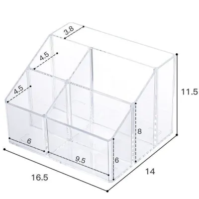 [HCM] Ống đựng bút trong suốt để bàn kệ đựng bút tiện dụng đa năng cho học sinh-TyHome