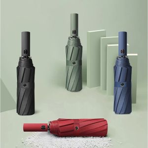 Ô tự động gấp gọn - Dù tự bung chống tia UV 10 nan chịu lực cao cấp  chống thấm nước ô che mưa che nắng cỡ lớn