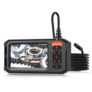 【2025】กล้องเอนโดสโคป กล้อง endoscopic อุตสาหกรรม 4.3 นิ้วหน้าจอ IPS 8 มม.HD1080P IP67 กันน้ํา 8 ไฟ LED นิ้วหน้าจออุตสาหกรรม กล้องงูสายยาว