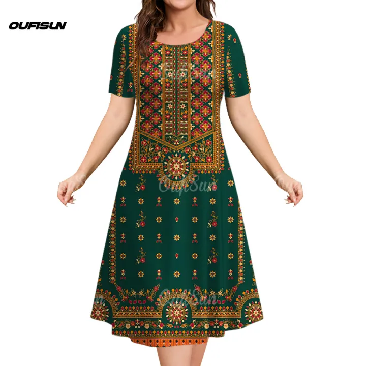 Barong Dress for Women Asian Attire for Women Dresss formal Dress Modern  Filipiana for Women Dresses Women New Style 2025 Asean Inspired Attire  Filipiiana Ethnic Style Dress Round Neck Short Sleeve Dress |