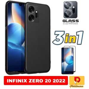 PROMO PAKET 3 IN 1 SOFT CASE INFINIX NOTE 30 / INFINIX NOTE 30 PRO / HOT 30 / HOT 30I / ZERO 20 / HOT 20I / HOT 20 5G 2022 Slim Matte Premium Soft case
