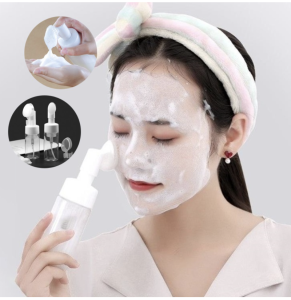 100 ml Foam Pump Bottle Foaming Bottle with Brush HS-2100