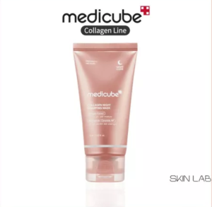 [SG] medicube Collagen Overnight Wrapping Peel Off Facial Mask Pack - Elasticity & Hydration Care Reduces Sagging & Dullness - Hydrolyzed Collagen For Glowing Skin