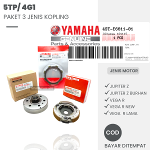 (5TP) PAKET 3 JENIS MANGKOK GANDA 18T+ GANDA ASSY + PLAT KOPLING JUPITER Z JUPITER Z BURHAN VEGA