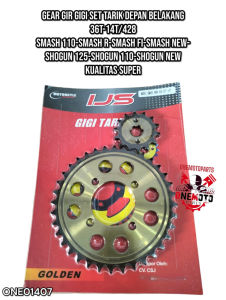 GIR GEAR GIGI SET TARIK DEPAN BELAKANG 36T-14T/428 SMASH 110 R FI SHOGUN 125 110 NEW KUALITAS SUPER