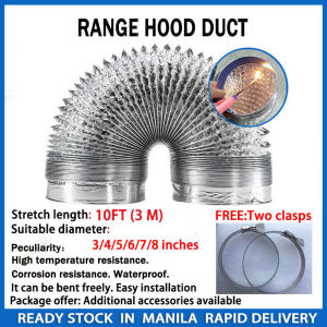 3M Ventilator na Tubo ng Aluminyo Flexible na Duct ng Bentilasyon ng Hangin Duct ng Paglabas para sa Vent Tube Check valve