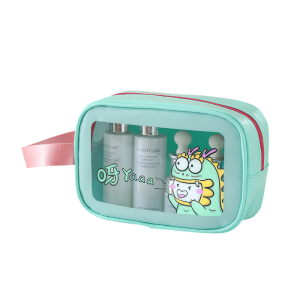 Fun Cartoon TPU Toiletry Pouch with Zipper for Beach and Travel Use HD007/HD008/HD009