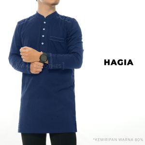 Baju Koko Kurta Kaos Pria Lengan Panjang: Bahan Berkualitas & Model Kerah Shanghai