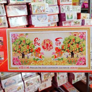 Tranh đính đá Cửu Ngư Quần Hội Y8268 (Chưa đính)Tranh Cửu Ngư Quần Hội có ý nghĩa mang lại tài lộc công danh và thăng tiến