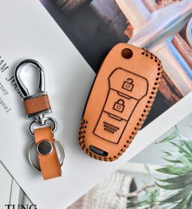 ซองกุญแจหนัง ซองรีโมท FORD NEXT GEN RENGER-T6 2011-2022กุญแจแบบพับเก็บ