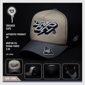 Topi Drip On Distro Terbaru Cowok Jaring Trucker Pria Dewasa DROTR-ACH