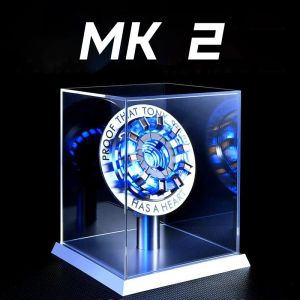 2026 Stark MK1 Metal Alloy USB LED Lamp - Voice Control PVD Surface 18cm Proof Tony Stark Has a Heart Gift for Fans