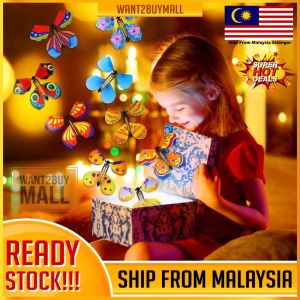 1pcs Magic Fairy Fly Flying Butterfly Wind Up Butterfly Flying Out from Books Dreamy Suprising Gifts Children Birthday