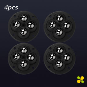CLM ล้อติดเฟอร์นิเจอร์ แบบไร้เสียง 360° ล้อลูกกลิ้ง 4pcs ล้อสีดำ ล้อสีขาว Furniture casters