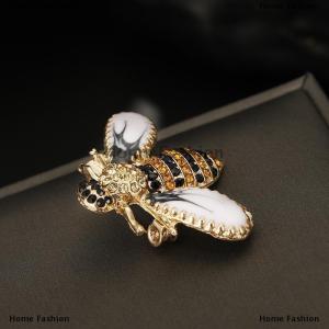 [COD] Home Fashion Fashion Metal Insect Bee Rhinesotne Brooches For Women Clothing Coat Jewelry Accessries Gift