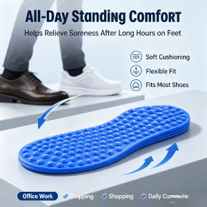 Soft Shoe Insoles Sweat-Absorbing Odor Control Massage Comfort Deodorant Fragrant Cushioned