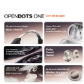 Shokz OpenDots ONE E310 titanium ring ear clip Bluetooth sports headset 6.5g, AI intelligent identification, super battery life support fast charging support wireless charging, IP54 protection waterproof and dustproof, dual-device connection.. 