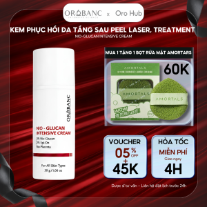 Kem Orobanc Phục Hồi Da Nhạy Cảm Sau Peel Laser Treatment Giảm Đỏ- Nio Glucan Intensive Cream 30Gr