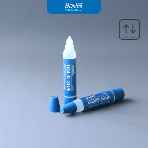 Bantex Lem Cair Transparan 35 ml / Liquid Glue Dengan 2 Aplikator Cepat Kering BH8004