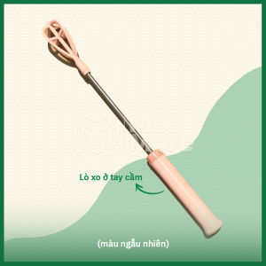 Cây đánh bọt cà phê đánh trứng bằng nhựa inox an toàn tiện dụng Mixmore(màu ngẫu nhiên)
